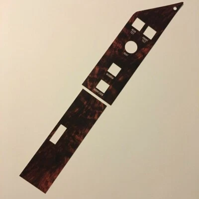 Lincoln Mark V 1977-1979 interruptor lateral pasajero carcasa vinilo restauración calcomanías Foto 1 de 3