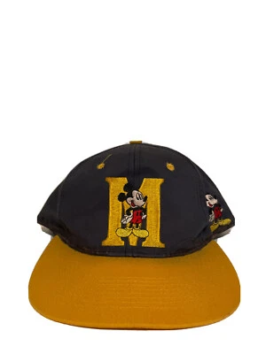 ANGUSTIADO De Colección Disney Mickey Mouse Mickey Ilimitado Snapback Sombrero Bordado Foto 1 de 4