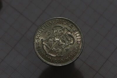 🧭 🇿🇦 SOUTH AFRICA 2 SHILLINGS 1941 SILVER HIGH GRADE B70 #K1871 - Image 1 of 2