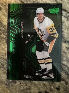 2022/23 SPX FILIP HALLANDER #OR31 OBSIDIAN BLACK ROOKIE GREEN #/25 - Picture 1 of 2
