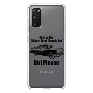 Clear Case for Galaxy S (Pick Model) All Guys Think About is Sex Cars! - Picture 1 of 12