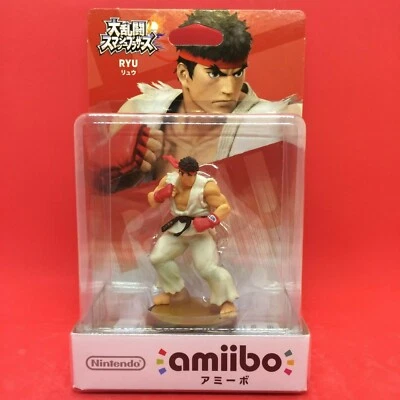 Nintendo amiibo RYU SWITCH 3DS SUPER SMASH BROS. Street Fighter From Japan - Image 1 of 4
