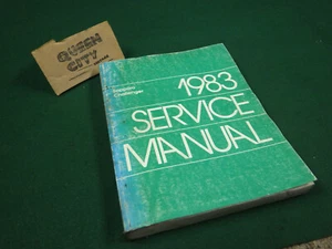 1983 Dodge Challenger/Plymouth Sapporo/Arrow factory service/repair manual - Picture 1 of 4