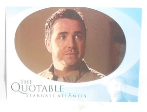 STARGATE ATLANTIS - QUOTABLE INSERT #Q7 - Picture 1 of 1