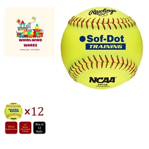 Training Softballs mit Soft Core - 12 Stück | Elite Practice Gear - Bild 1 von 3