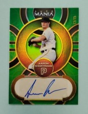 2023 Wild Card Auto Mania Aaron Shortridge Auto Green Circles #AM-C1 Card /15