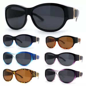 Gafas de sol polarizadas 61 mm de lujo grandes ovaladas redondas de moda se ajustan sobre gafas de sol - Imagen 1 de 29