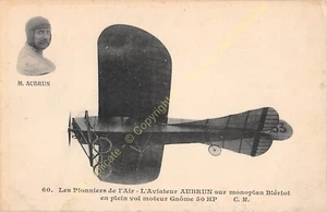 Cpa Aviation Pilot Emile Aubrun Airplane Monoplane Bleriot Edit C.M. - Picture 1 of 2