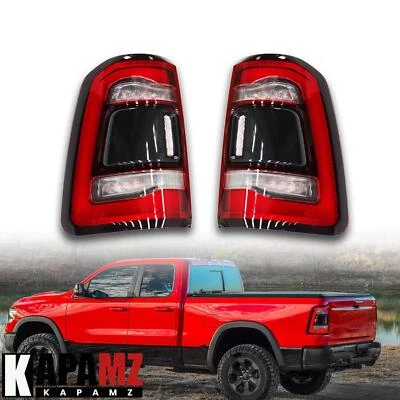 For Dodge RAM 1500 2019-2022 Rear Left & Right LED Tail Lamp Lights 55112992AD - Image 1 of 4