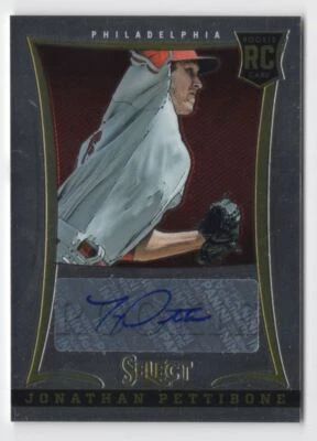 2013 Panini Select Jonathan Pettibone Rookie Auto 325/500 Philadelphia Phillies - Image 1 of 2