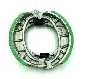 Green Metal 105mm Rear Drum Brake Shoes Pad Fit for 50cc-150cc Gy6 Moped Scooter - Picture 1 of 2