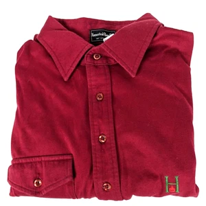 Homestead Mens Shop Golf Polo Shirt XL 100% Lisle Cotton Red Embroidery Logo - Picture 1 of 8
