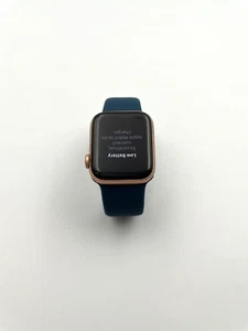 Apple Watch Series 6 40mm Aluminum GPS Gold With Blue Band - Zdjęcie 1 z 4