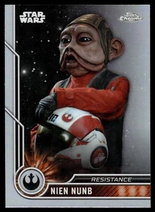 2023 Topps Chrome Star Wars NIEN NUNB REFRACTOR #80 - Picture 1 of 2