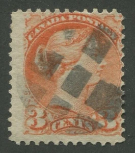 CANADÁ #37/41 USADO PEQUEÑO QUEEN ELEGANTE CANCELACIÓN DE CORCHO - Imagen 1 de 1