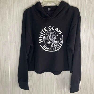 Sudadera con Capucha Negra Garra Dura Seltzer Negra Recortada Borde Crudo Manga Larga XL Foto 1 de 4