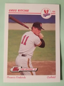 1991 Line Drive AAA #391 Greg Ritchie - Phoenix Firebirds  - Picture 1 of 2