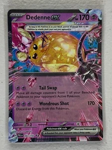 Dedenne EX 093/193 Pokemon Paldea Evolved Holo Rare Unit #1 - Foto 1 di 2