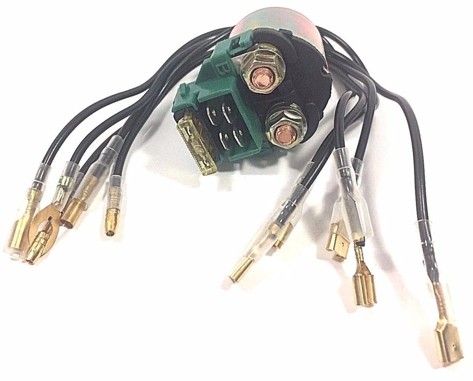 SOLENOIDE RELÉ DE ARRANQUE PARA HONDA SHADOW 800 VT800 VT 800 1988 CON CABLES NUEVO Foto 1 de 1