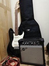 Electric Guitar - Starcaster (by Fender) + Small Amplifier (gear4music)