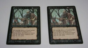 Uncle Istvan DARK X2 Magic the Gathering card MTG lot