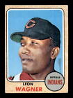 1968 Topps Leon Wagner High Number #495 GD Baseball Card