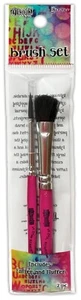 Dyan Reaveley Dylusions Dyamond Brush Set 2/Pkg - Picture 1 of 1
