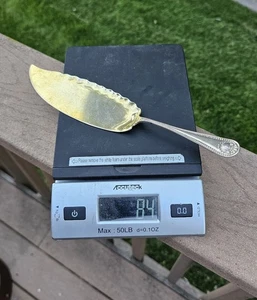 Bead by Whiting div. Gorham Sterling Silver small Fish or Dessert Server 10 1/4 - Picture 1 of 12
