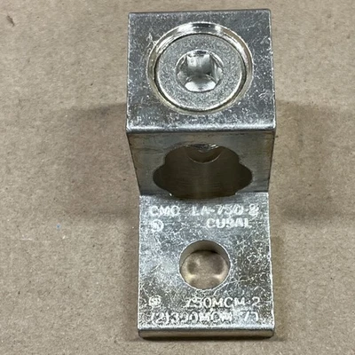 CMC LA-750-2 Mechanical Lug 750KCMIL-2 (2)300KCMIL-1/0 3/8" HEX & 1/2" HOLE - Image 1 of 4