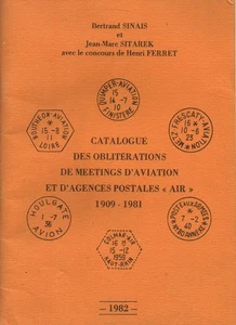 1982-B.Sinais-Catalogue des obliterations"meetings aviation - Foto 1 di 4