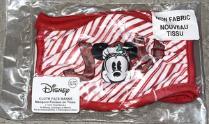Disney Store Christmas Minnie Mouse JOY Cloth Face Mask Size XL 2 PK - Picture 1 of 5