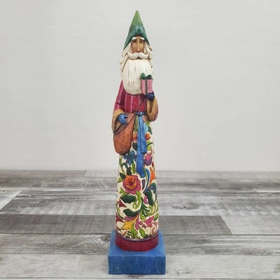 Jim Shore Heartwood Creek Figurine Joy Of Giving Christmas Santa Rare Retired - Image 1 of 4