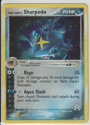Team Aqua’s Sharpedo 5/95 Team Magma vs Aqua Holo - Image 1 of 2