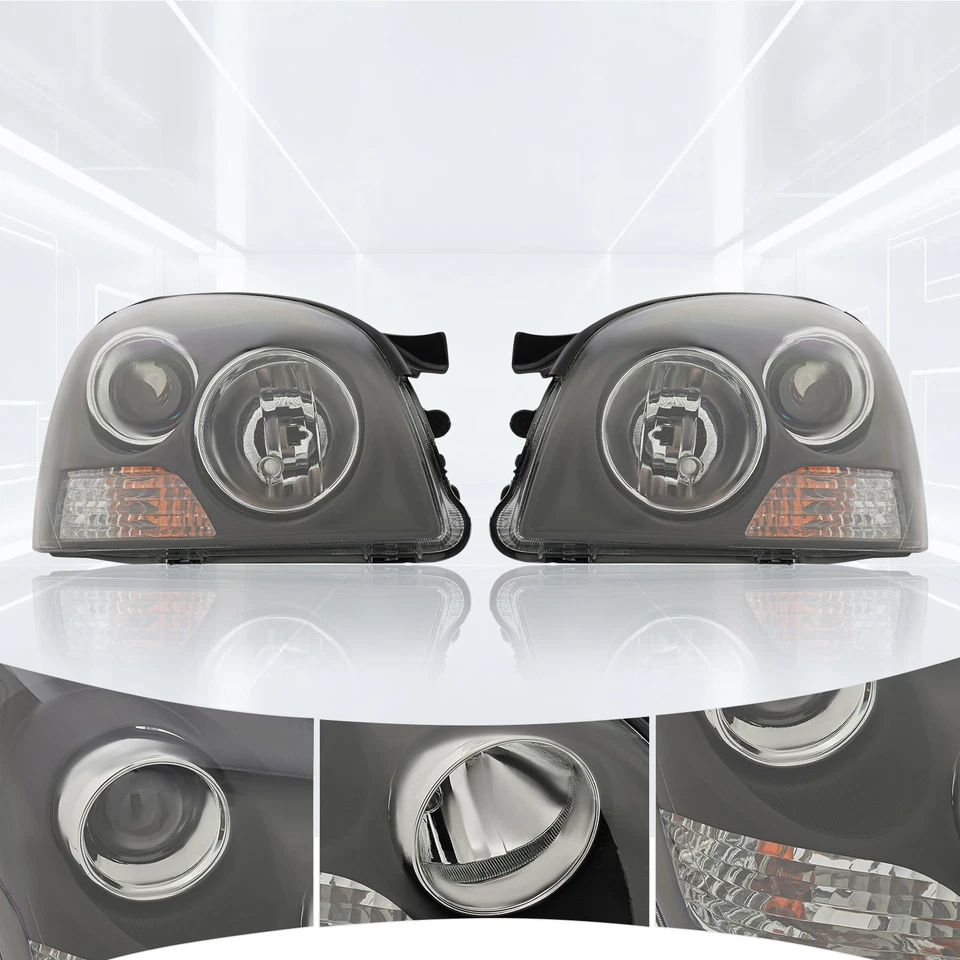 Halogen Headlight Front Left & Right Side Headlamp Fit For 2007-2008 Kia Optima Foto 1 de 4