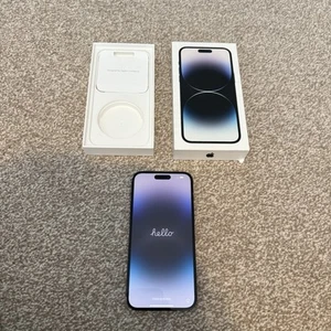 Apple iPhone 14 Pro Max | 128GB | Space Black | Unlocked | Boxed | CRACKED BACK - Zdjęcie 1 z 14