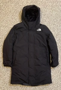 Girl’s The North Face Dyrvent 550 Goose Down Parka Jacket. Size L (14-16). - Picture 1 of 7