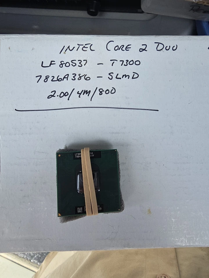 Intel Core 2 Duo T7250 SLA49 2.0GHz Dual-Core CPU LF80537T7250 2M NOS - Image 1 of 4