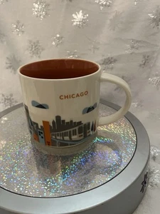 Starbucks Chicago You are Here Collection Series 14oz Coffee Tea Mug Cup Mint - Picture 1 of 3