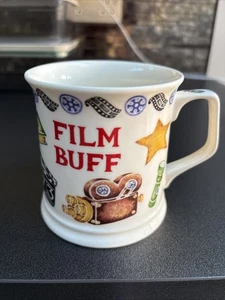 Taza Film Buff. Hecho por tiempos pasados. China de hueso. PERFECTO ESTADO. - Imagen 1 de 6