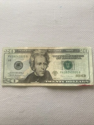 $20 US Currency Birthday Note - Image 1 of 4