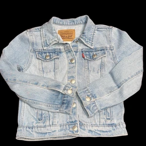 Levi's Jeansjacke Kinder Kind Gr. 5 6 blau Denim Trucker Jacket Light Washed - Bild 1 von 14