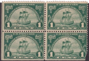 MATT'S STAMPS SCOTT #614 HUEGENOT-WALLOON TERCENTENARY ISSUE, BLOCK OF 4, MNH - Picture 1 of 3