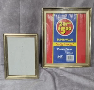 Ornate Vintage Brass Picture Frames 8x10, 5x7 Wall Or Easel - Picture 1 of 7