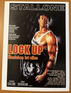 Lock Up - Filmkarte Filmplakatkarte Cinema - Sylvester Stallone D. Sutherland - Bild 1 von 1