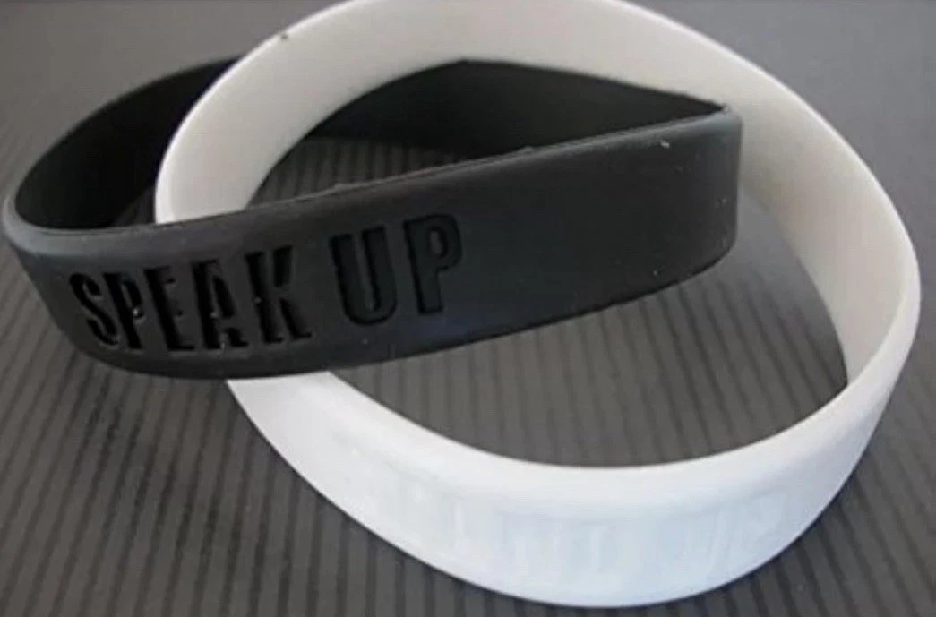 Stand Up Speak Up Wristband for sale | eBay