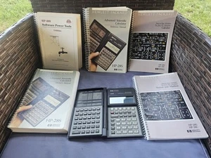 Vtg 1986 Hewlett-Packard HP 28S Advanced Scientific Calculator With Books Used - Afbeelding 1 van 18