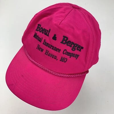 Boeuf & Berger Mutual Insurance Company New Haven Ball Cap Hat Snapback Baseball - Image 1 of 4