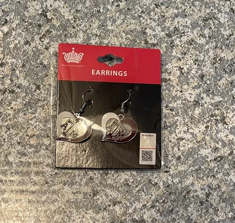 Texas A & M - Heart Earrings Cover