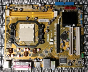 Placa madre Asus M2N-MX SE PLUS reacondicionada de fábrica AM2/AM2+ - Imagen 1 de 5