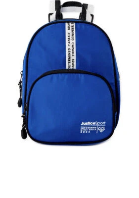 NWT Justice Girls J Sport Color Blue  Mini Backpack Purse - Image 1 of 4